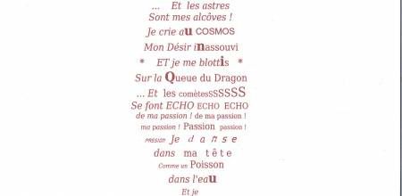 DESASTRES (calligramme)