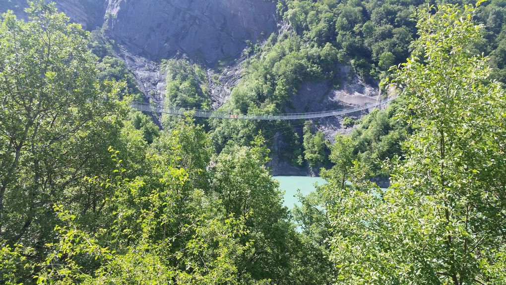 V 10 : Reconnaissance du trail des passerelles de Monteynard. Trop bien ! Trop beau ! On va se régaler sur le 37Km.