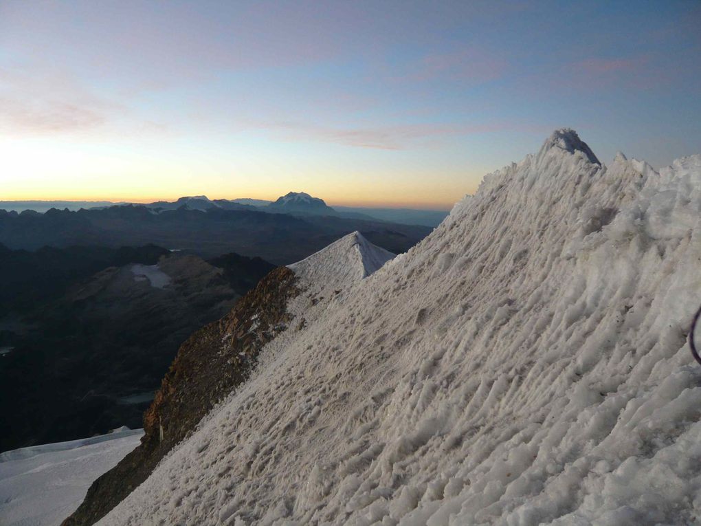 Ouhaouuuu, un sommet à 6088 m !!! On l'a fait ... un truc de dingue.