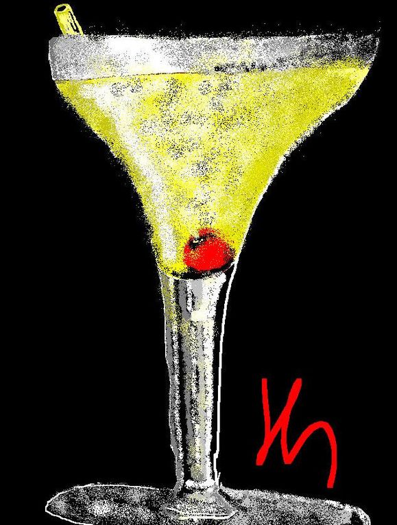 Dessins de cocktails faits par moi-même personnellement