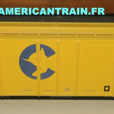 Wagon PS-2 CD Hopper Car Chessie 3 rails échelle O Lionel