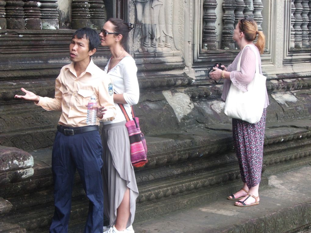 Voyage à Angkor....... 2ème journée, le grand temple d'Angkor Wat et le temple de Kravan.