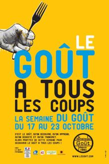 Semaine du goût du 17 au 23 octobre