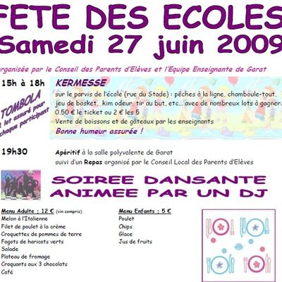 FETE DE L'ECOLE