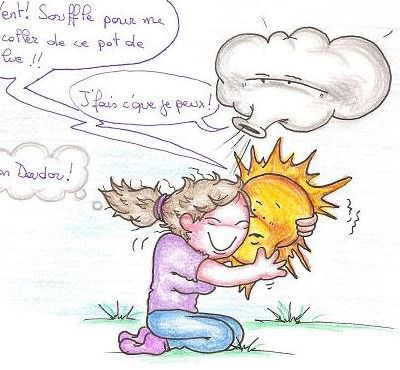 Le soleil, mon doudou...