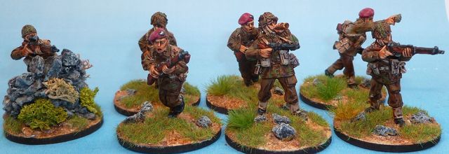 Para anglais 28mm (Warlord) : la suite...
