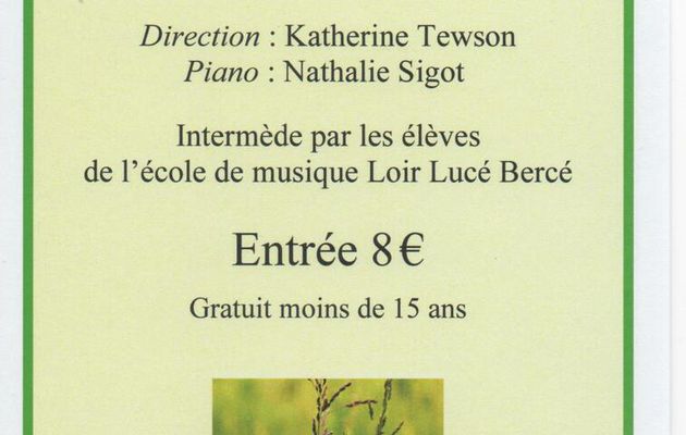 14 mai 2022 : Concert de la Clef aux Champs à Beaumont-Pied-de-Boeuf