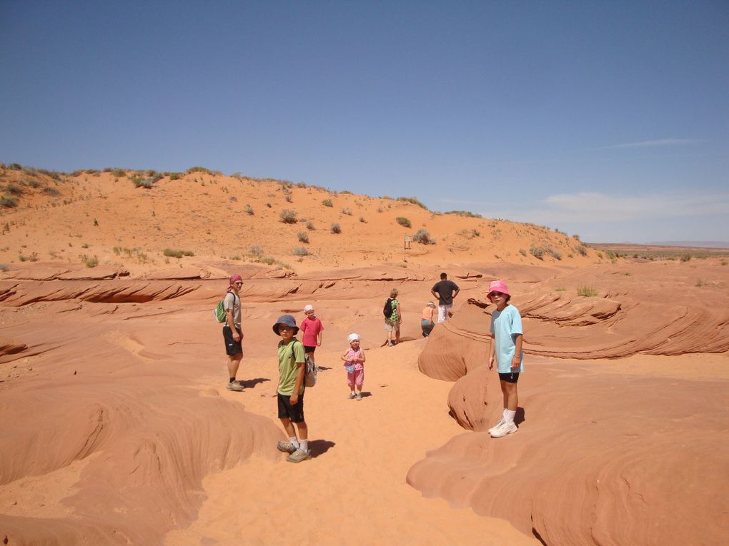 Voici en image notre periple entre Sedona avec ses falaises rougeoyantes et son canyon magnifiques, le Grand Canyon qui est ireel et epoustouflant puis Antilope Canyon qui est incroyable avec ses gorges etroites ou nous descendons ...