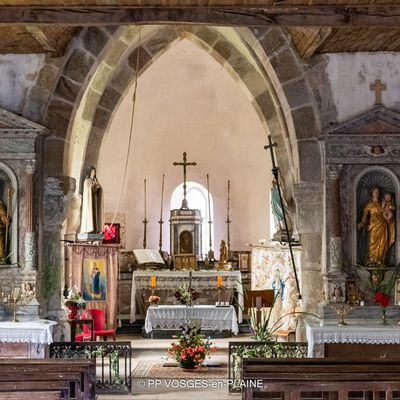 Journées du Patrimoine 2021 dans la Plaine des Vosges : l'église de Laviéville à DOMPAIRE