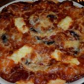 Pizza au Taleggio &amp; aux Champignons - Graine d'Epices