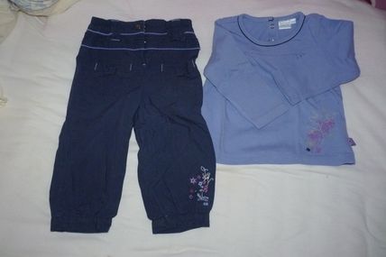 Pantalon et T-shirt Cadet Rouselle 18 mois