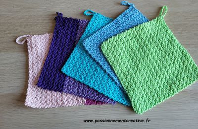 Lavette au crochet