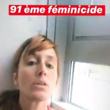 Sofia Antoine de FEMEN France propose une minute de silence pour les 91 victimes de féminicides