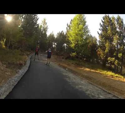 La vidéo de la piste de ski roue de Font Romeu