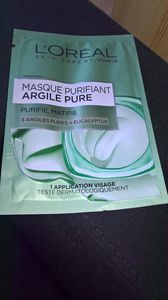 J'ai testé le masque purifiant l'oréal