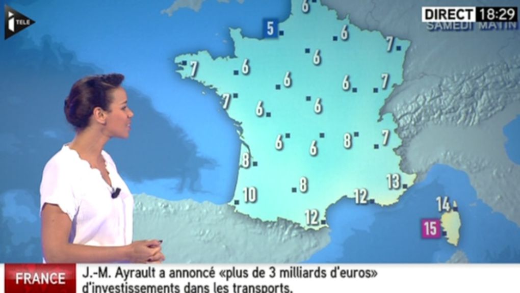 2013 11 08 - 18H28 - ALICIA FALL - ITELE - LA METEO