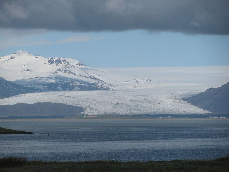 Album - Islande  Hofn---panorama-sur-le-Vatnajokull
