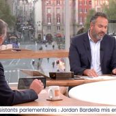 "On vous pose une question et vous partez en sucette" : Bruce Toussaint recadre Louis Aliot dans "Bonjour !" sur TF1 après ses propos sur "Libération" et "L'humanité"
