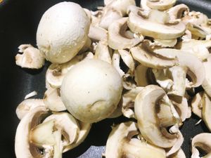Champignon et jambon à la crème de mamie Thérèse