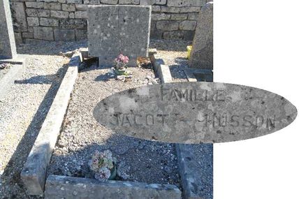 FAMILLE JACOT HUSSON - CIMETIÈRE  D'ECHENAY