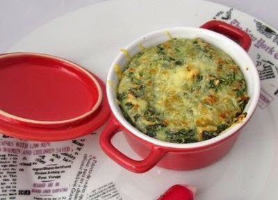 Gratin de fanes de radis light