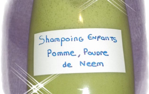 Shampooing à la poudre de Neem