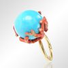 Bague lagon turquoise - by Olivier Grammatico