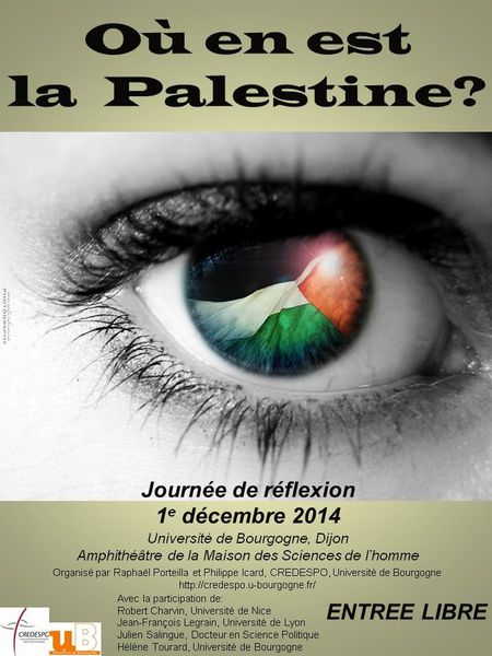 Journée Palestine dijon le 1er décembre