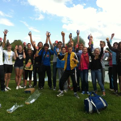 les rois du sprint aux championnats d'académie d'athlétisme.