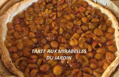 TARTE MIRABELLES DU JARDIN