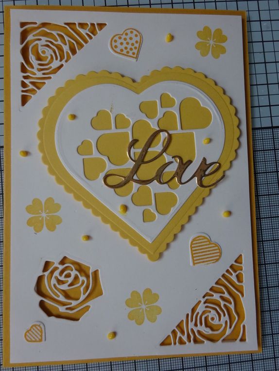 Tonic Craftkit # 16 : Floral Layered Hearts