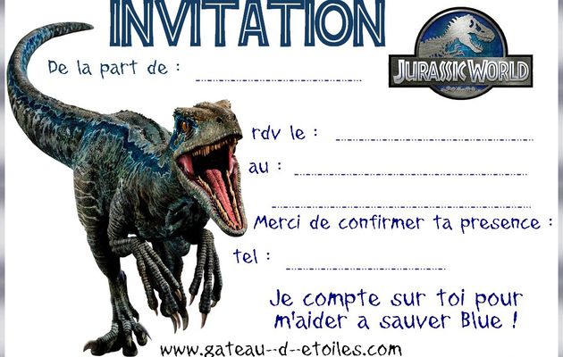 Invitation Jurassic World
