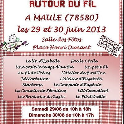 Salon des créatrices autour du Fil à Maule (78)