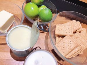 Tarte au citron vert sans cuisson