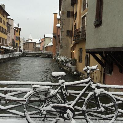 Annecy sous la neige