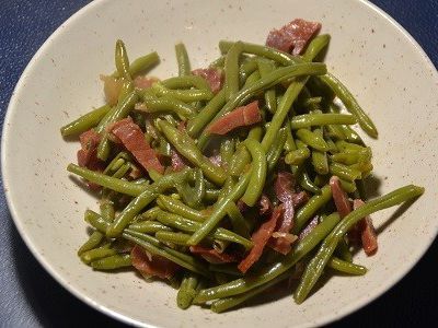 Haricots verts jambon cru cookeo