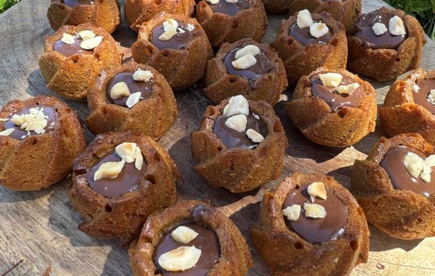 MINI FINANCIERS PRALINE CHOCOLAT