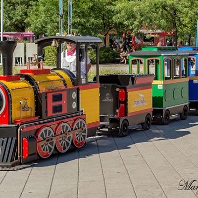 Montréal : Train miniature et trains de marchandises