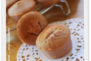 Financiers tout rose à la Framboise ...