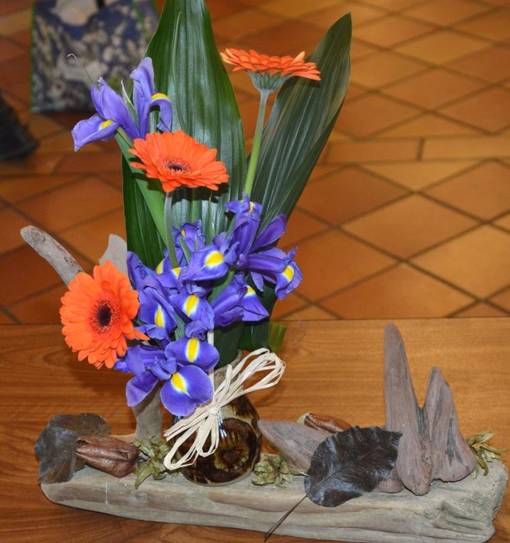 Compositions - réalisations florales et bois flotté - décoration florale le 7 mars 2015 - Office de Tourisme Caux Vallée de Seine 