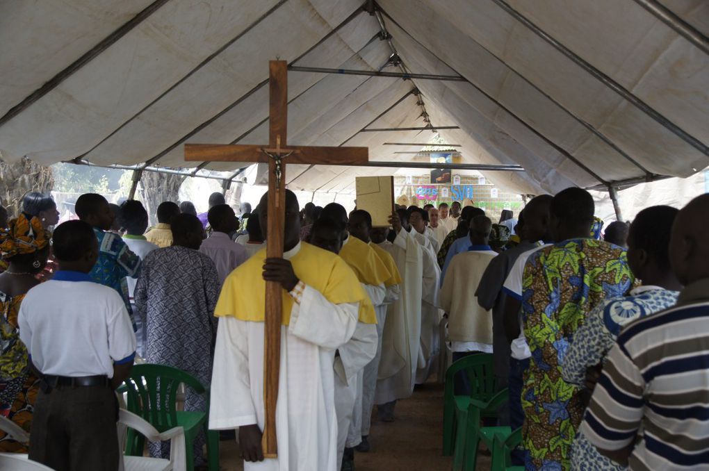 Jubilé d'Argent de la présence SVD au Bénin. La célébration du Jubilé à Bétérou, dans le diocèse de Parakou, nord du Bénin