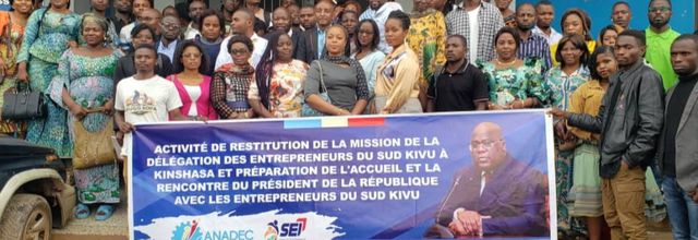 Sud-Kivu/Valorisation de l’entrepreneuriat:Les entrepreneurs satisfait de l'amélioration du climat des affaires par Félix Tshisekedi 