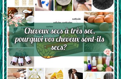 Cheveux secs à très sec, pourquoi vos cheveux sont-ils secs?