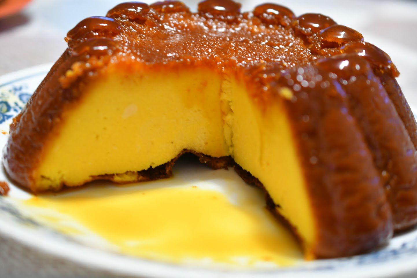 gâteau de semoule au caramel