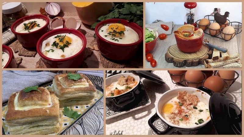 4 recettes d'œufs cocotte