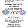 Loto de l'amicale du personnel Samedi 10 février 2018