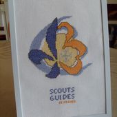 Tableau Scouts et Guides de France en 13X18 - Chez Mamigoz