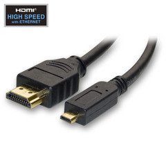 Micro HDMI Cable, High Speed with Ethernet, HDMI...