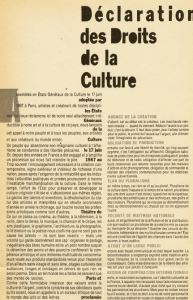 Les Etats Généraux de la Culture. Lettre ouverte pour une relance.