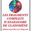 ANAXAGORE DE CLAZOMENE: FRAGMENTS COMPLETS (PDF)